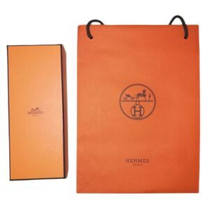 𝅺HERMÈS Orange Gift Box & Paper Bag Bundle